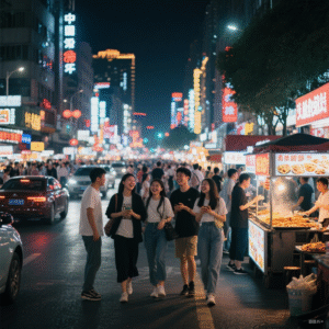 中国内地夜生活热闹