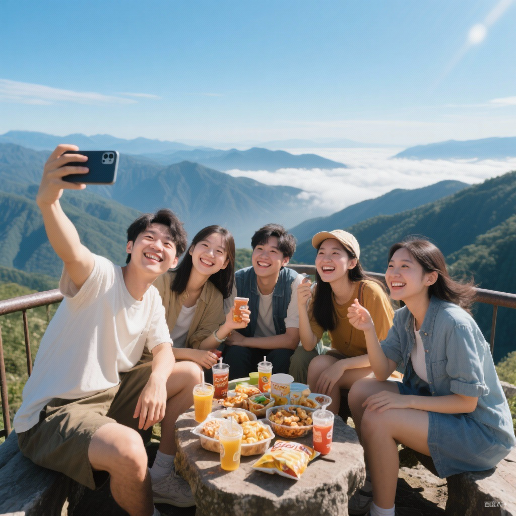 People taking photos while traveling in China