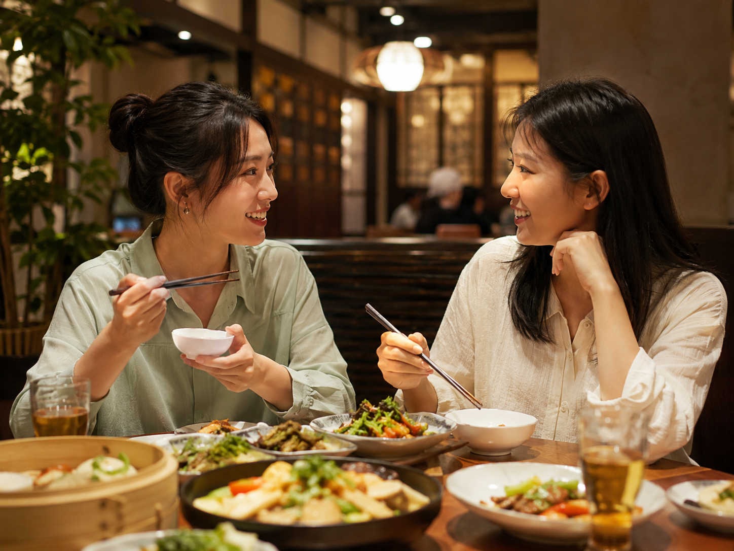 PD-08 在餐厅吃饭聊天	Eating and Talking at a Restaurant