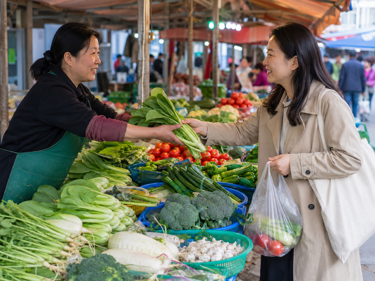 PD-11 在市场买菜	Buying Vegetables at the Market
