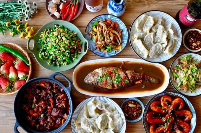 Food from all over China
