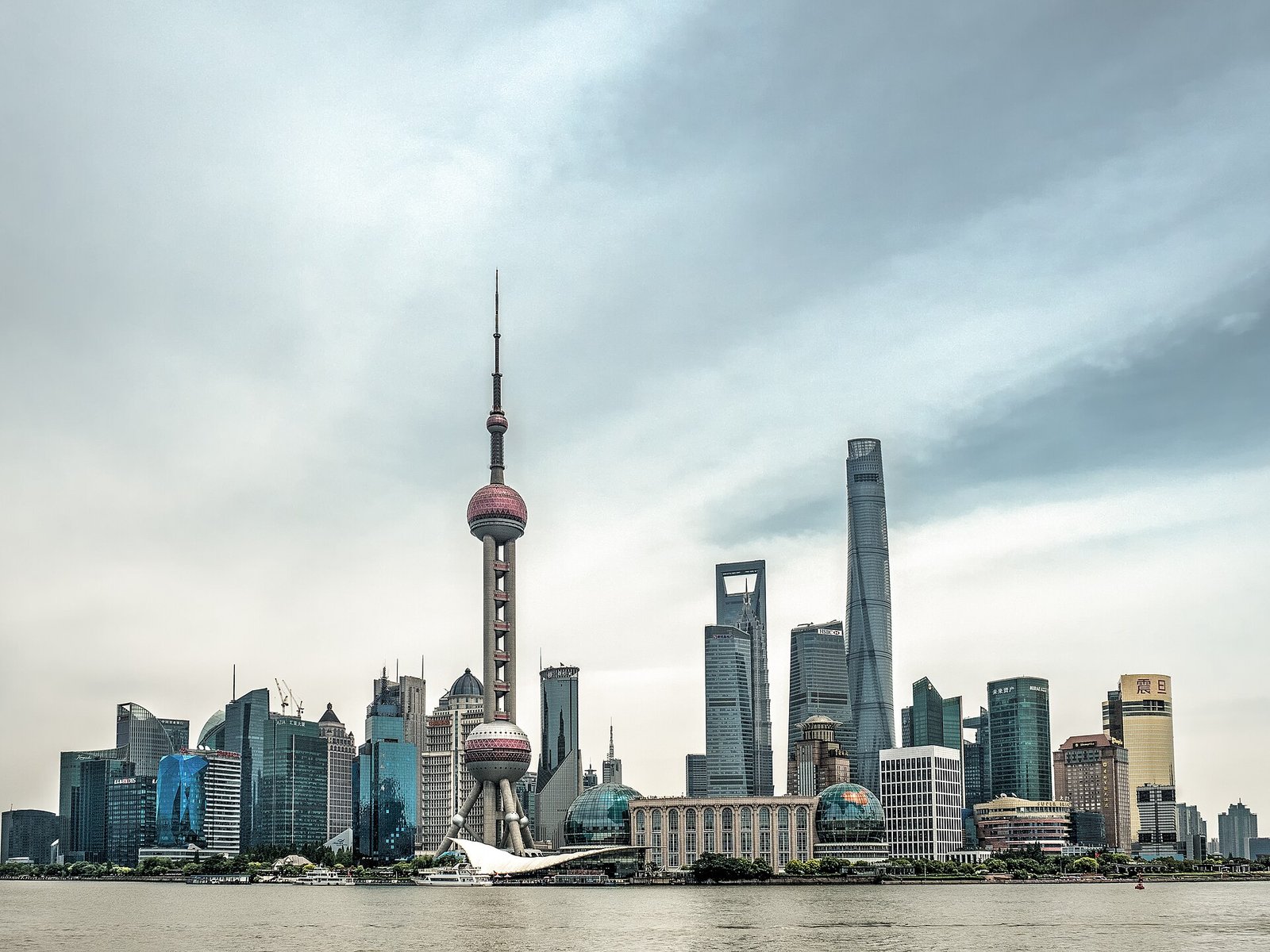 Shanghai in Shanghai Bund skyline